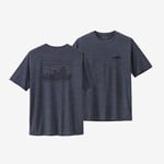 Patagonia Cap Cool Daily Graphic T-Shirt Smolder Blue XL
