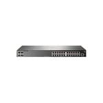 Hewlett Packard Enterprise Aruba 2930F 24G 4SFP Managed Network Switch L3 Gigabit Ethernet (10/100/1000) 1U Gris