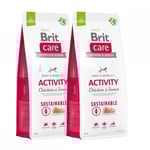 Brit Care Dog Adult Activity Sustainable Chicken & Insect 2x12 kg