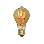 2,5W LED-lampa E27 TA60 Amber Spiral Filament Ø6cm
