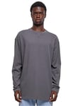 Urban Classics Men's Oversized Open Edge Longsleeve T-Shirt, Darkshadow, XXXX-Large
