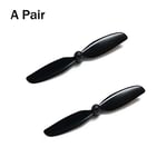 XUSUYUNCHUANG A Pair MinimumRC 75mm Propeller Prop Blade CCW For 716 8520 Coreless Motor RC Drone Mini Aircraft Airplane Accessories Drone Accessories