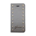 Guess Studded Collection Book Case - iPhone 5 / 5s, Silver, iPhone 5 / 5s