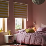 IKEA IKEA FRIDANS mörkläggande rullgardin, vit gul/randig, 120x195 cm, cm 120x195 cm