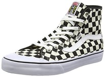 Vans Homme Ball Hi SF Sneakers Hautes, Multicolore (Checkerboard/Black/White), 44