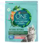 Purina ONE Dual Nature Lax & spirulina - Ekonomipack: 2 x 650 g