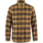 Fjällräven Mens Övik L/S Heavy Flannel Shirt (Brun (BUCKWHEAT-AUTUMN LEAF/232-215) X-large)