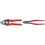 C.K. T3744 Cable and Wire Rope Cutter, 190 mm L & 3963 Cable Cutter 210mm