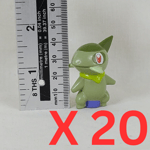 Pokemon Axew Bundle of 20 Poke Ball Twister 2011 Figure 3cm High - New & Sealed