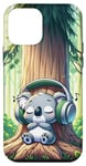 iPhone 12 mini Kawaii Koala Headphones: The Koala's Playlist Case