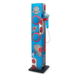 MUSE Bluetooth Tower Speaker for Kids w. Microphone For Karaoke - Red &amp; Blue Dragon