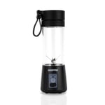 Portable Blender Smoothie Maker 330ML Rechargeable Fruit Mixer Mini Juicer Black