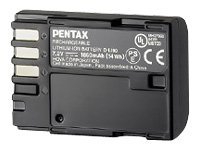 Pentax D LI90 - Kamerabatteri - Li-Ion - for Pentax 645D, D-BG4, K-01, K-1, K-1 II, K-3, K-3 II, K-5, K-5 II, K-5 IIs, K-7, K-BC90E