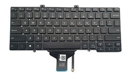Dell Latitude 7400 US QWERTY Black Backlit Keyboard RN86F