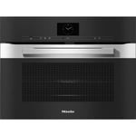 Miele H7640BM Clean Steel Built-in Combination Microwave Oven