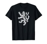 CZECH REPUBLIC COAT OF ARMS DOUBLE-TAILED LION FLAG T-Shirt