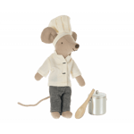 Maileg - Chef mouse w. soup pot and spoon