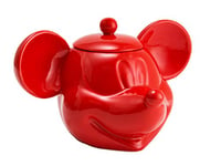Joy Toy Disney Mickey Mouse 62130 Boîte à biscuits en céramique 3D Rouge 25 x 17 x 20 cm