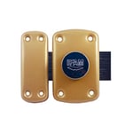 IFAM B6/50 (025360) - Verrou de sécurité pour porte, système d'ouverture bouton/clé, levier de 110 mm et 2 tours, 5 clés de points