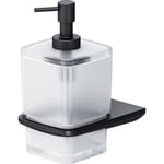 AM.PM Inspire V2.0 Tvålautomat i glas med hållare, svart