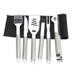 6 pièces outils de barbecue Portable facile à nettoyer kit de cuisine ustensiles ensemble grill de  USTENSILE BARBECUE PLANCHA