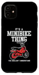 iPhone 11 Mini Bike Design For Pocket Bike Lover - Minibike Thing Case
