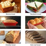 Silicone Bread Loaf Cake Mold Non Stick Bakeware Baking Pan