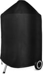 Onlyfire Kettle BBQ Cover for Weber 57cm / 22 inch Charcoal Kettle, Black