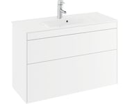 Tvättställ med underskåp IFÖ Sense Pro 90 x 58 x 36,6 cm vit matt