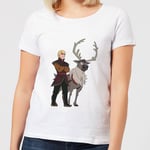 Frozen 2 Sven And Kristoff Women's T-Shirt - White - XL - White