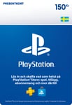 PlayStation Store PSN presentkort 150 SEK
