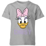 Disney Daisy Face Kids' T-Shirt - Grey - 11-12 Years