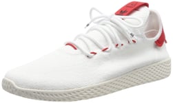 adidas PW Tennis Hu, Chaussures de Gymnastique Homme, Blanc (FTWR White/Scarlet/Chalk White FTWR White/Scarlet/Chalk White), 47 1/3 EU