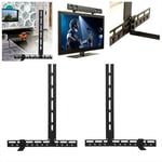 Adjustable Soundbar Bracket Mount Below TV VESA for Samsung Bush Sony Panasonic