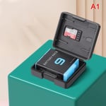 A1 Batterie de Protection pour GoPro Hero 10 9 8 7 6 5 4 noir Xiaomi Yi MiJia, boîte de rangement, 1 pièce