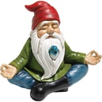 Zen Garden Tomte Staty, 14cm, Polyresin, Fullfärgspalett