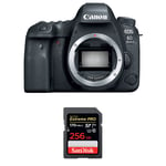 Canon EOS 6D Mark II Nu + SanDisk 256GB Extreme PRO UHS-I SDXC 170 MB/s | Garantie 2 ans