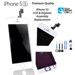 NEW WHITE iPhone 5S/SE 2016 Replacement Retina LCD & Digitiser Touch Screen UK