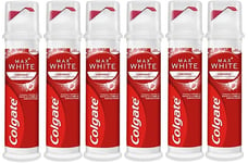Colgate Toothpaste Max White Luminous Pump 100ml x 6