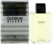 Silver By Quorum For Men After Shave Lotion Splash 3.4oz New
