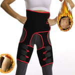 GDZFY High Waist Trainer For Women Weight Loss,3 In 1 Butt Lifter Thigh Trimmer,Adjustable Hip Enhancer Waist Trimmer,Waist Belt Body Shaper Red 2xl/3xl