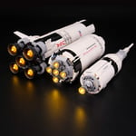 BRIKSMAX Led Lighting Kit for LEGO Ideas Nasa Apollo Saturn V-Compatible with Lego 21309 Building Blocks Model- Not Include the Lego Set
