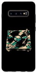 Coque pour Galaxy S10+ Platine vinyle DJ Camouflage – Amoureux de musique vintage