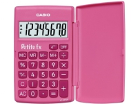 Casio Petite FX, Ficka, Grundläggande, 8 siffror, 1 linjer, Batteri, Rosa