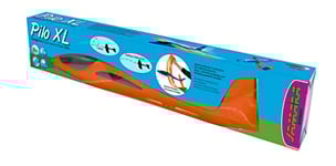 JAMARA 460485 - Patins en Mousse 2 en 1 - Pilo XL - Super léger (160 g), Presque Indestructible, pour bouclage ou vol Coulissant, 86 cm, Orange