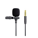 JOYROOM - Lavalier mikrofon med clip - 3.5mm audio tilslutning - 2m.