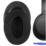 Geekria Sport Cooling Gel Replacement Ear Pads for Sony WH-CH700N, WH-CH710N Headphones Earpads, Headset Ear Cushion Repair Parts (Extra Thick/Black)