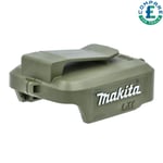 Makita GBAADP05O USB Battery Charger Adaptor For 14.4V & 18V Battery Olive Green
