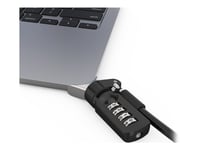 Compulocks Ledge Lock Adapter For Macbook Air 15" M2-M4 With Combination Cable Lock Silver - Säkerhetssats För System - Kombinationslås