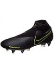 Nike Homme Phantom Vsn Elite DF SG-Pro AC Chaussures de Football, Multicolore (Black/Black-Volt 7), 40 EU